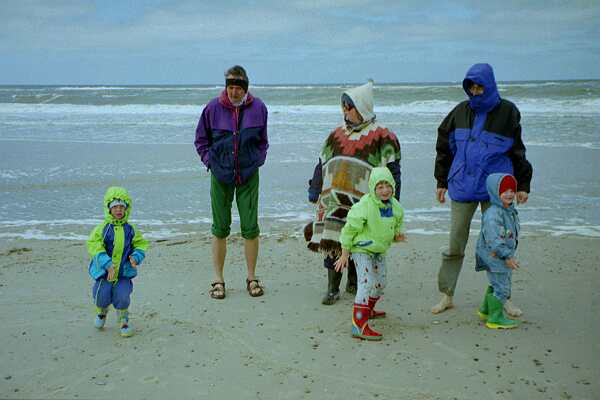 Frieren am Strand