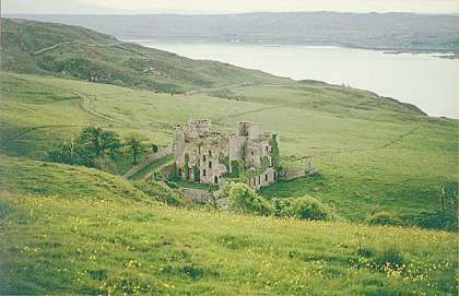 Burg bei Clifden, Sky Road
